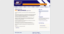 Desktop Screenshot of mailexpress.de